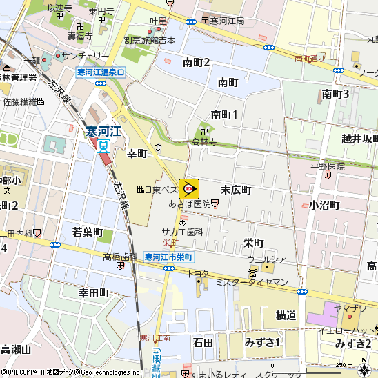 （有）日の丸ゴム工業所付近の地図